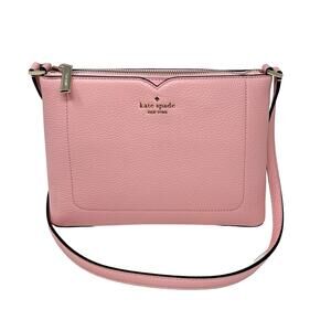 Kate Spade Harlow Tea Rose Pebbled Leather Crossbody Bag WKR00058 $279